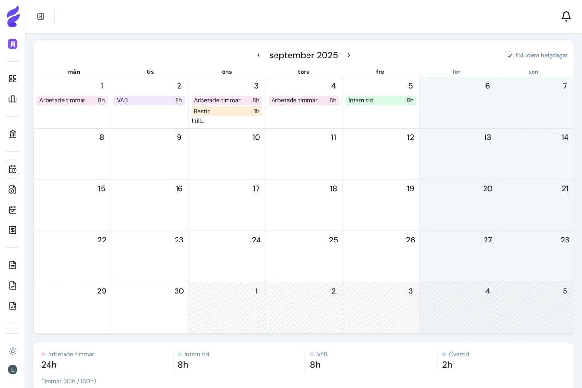 TimeTracker reporting preview